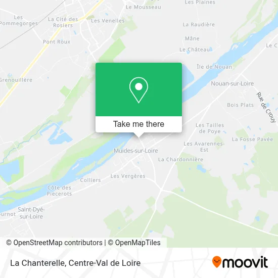 La Chanterelle map