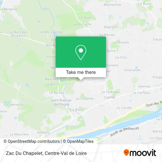 Zac Du Chapelet map