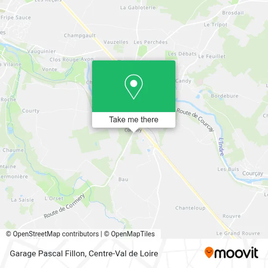 Garage Pascal Fillon map