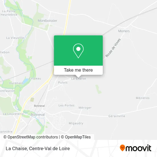 La Chaise map