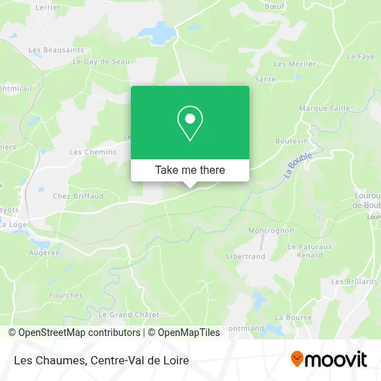 Les Chaumes map