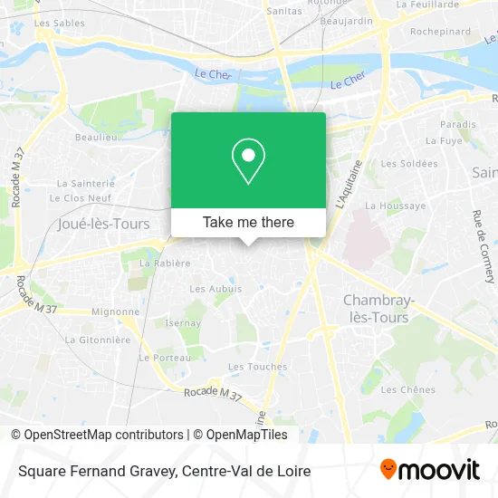 Square Fernand Gravey map