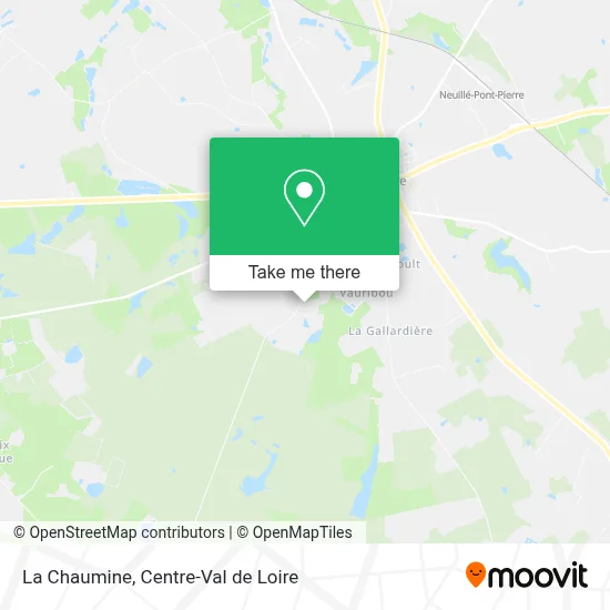 La Chaumine map