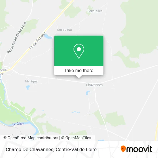Champ De Chavannes map