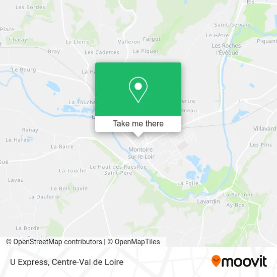 U Express map