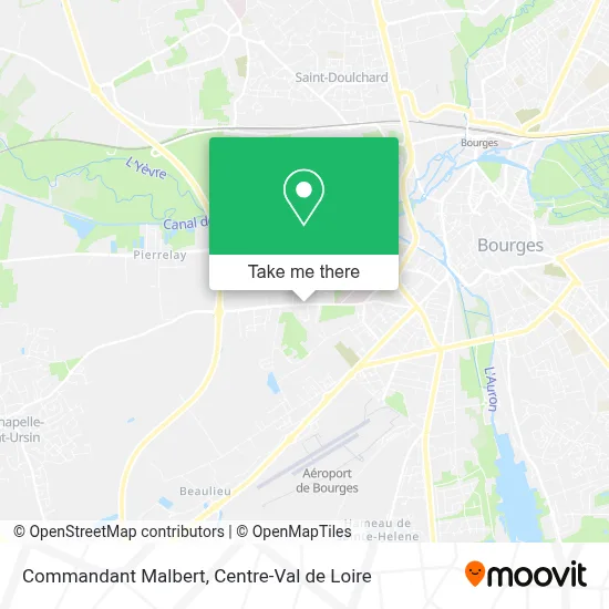 Commandant Malbert map