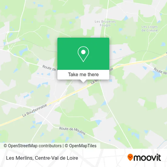 Les Merlins map