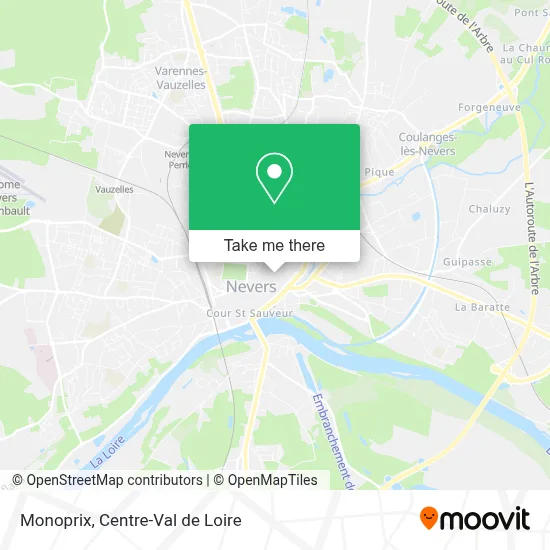 Monoprix map