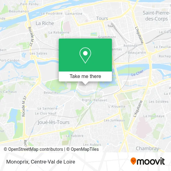 Monoprix map
