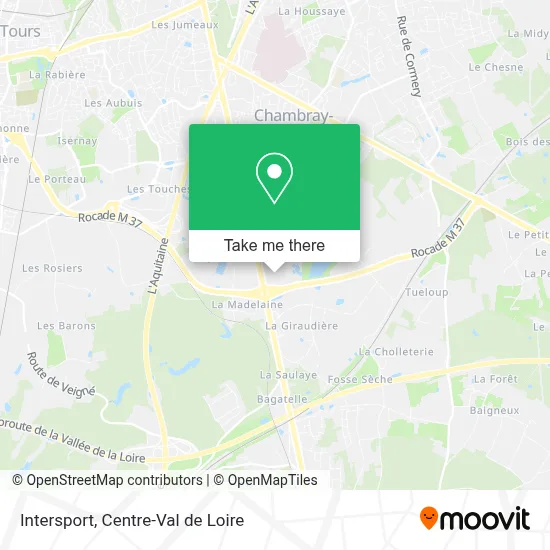 Intersport map