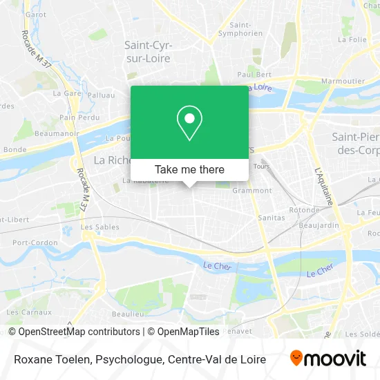 Roxane Toelen, Psychologue map