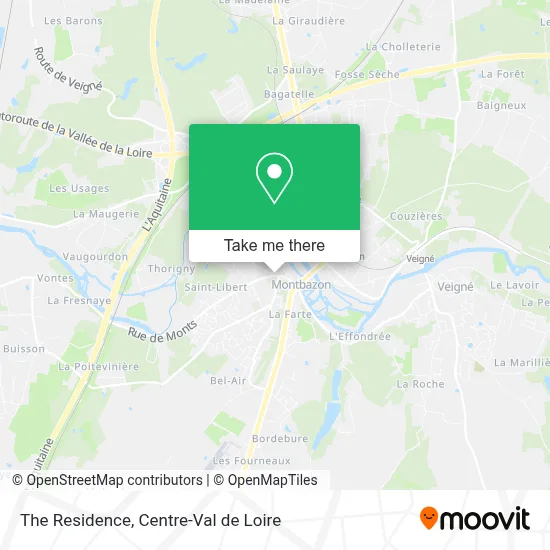 La Résidence map