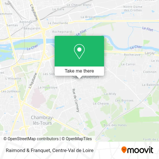 Raimond & Franquet map