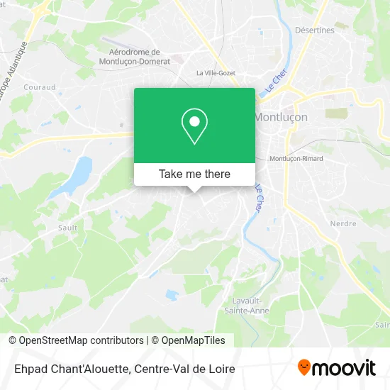 Ehpad Chant'Alouette map