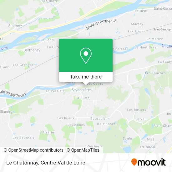 Le Chatonnay map