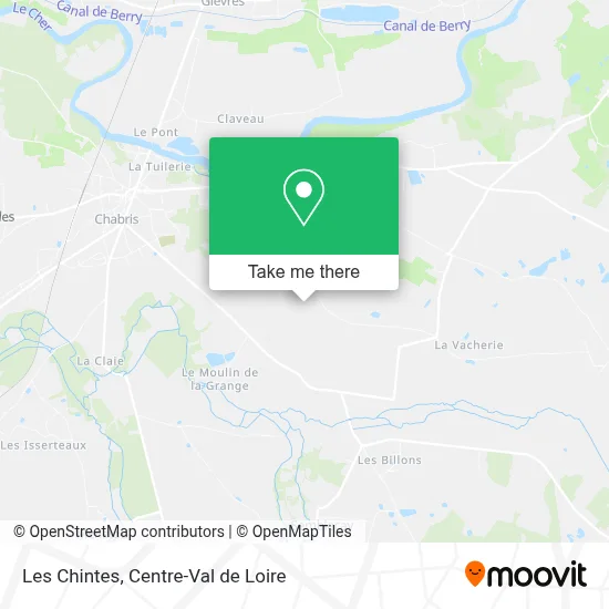 Les Chintes map