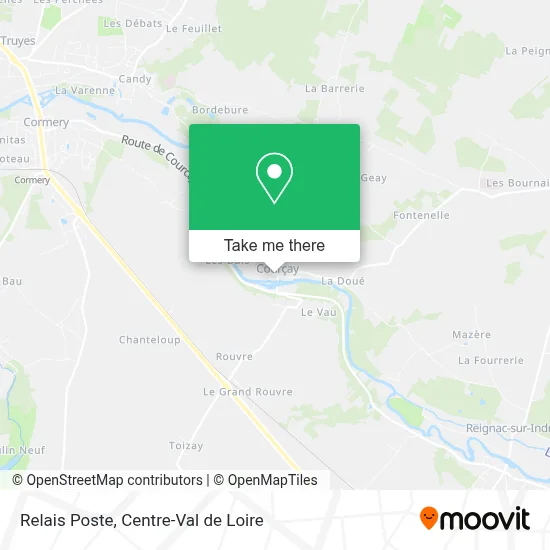 Relais Poste map