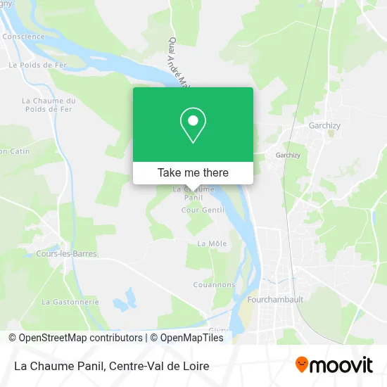 La Chaume Panil map