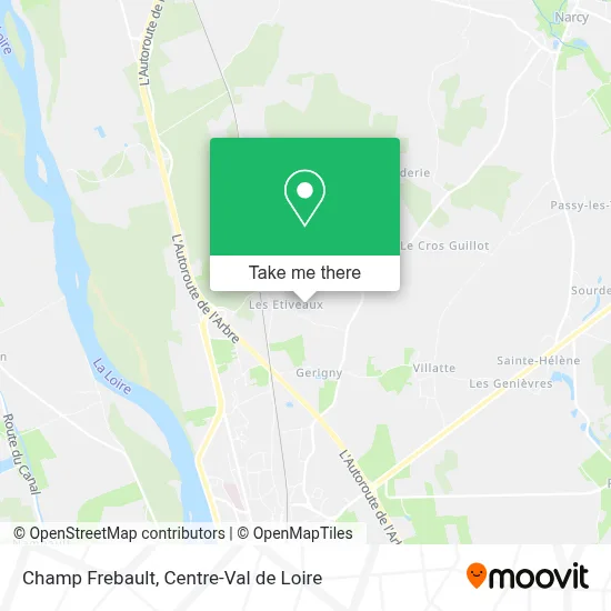 Champ Frebault map