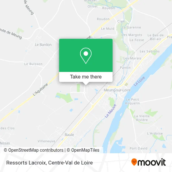 Ressorts Lacroix map