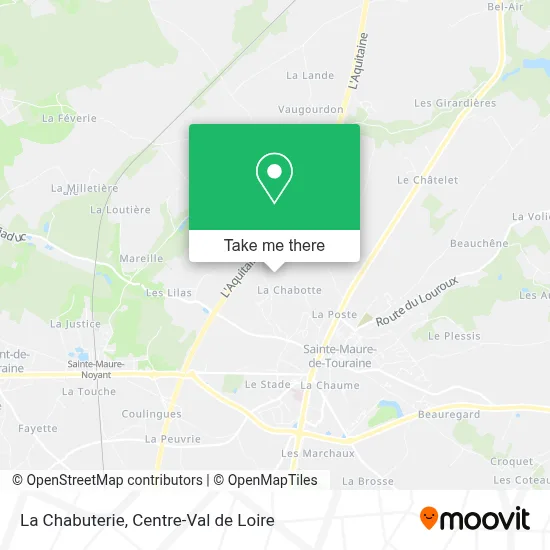 La Chabuterie map