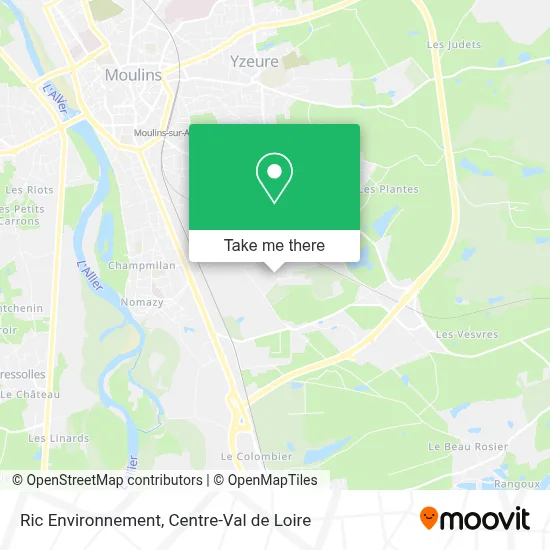Ric Environnement map