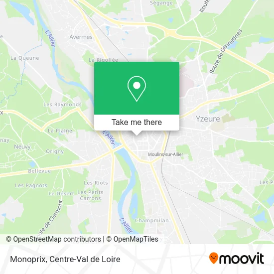 Monoprix map