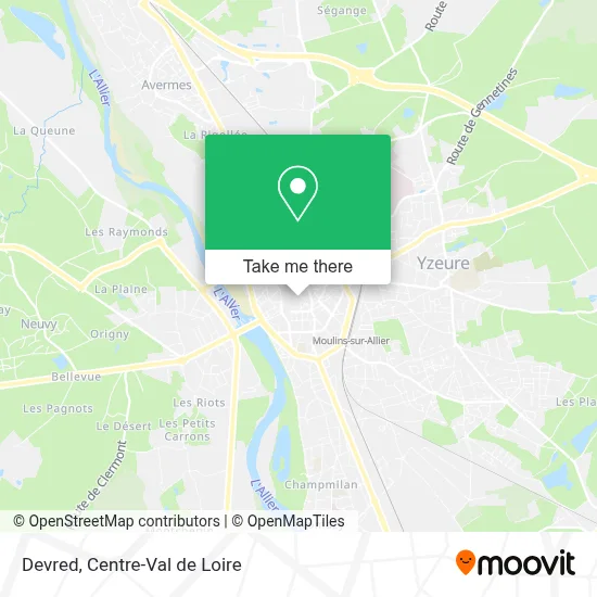 Devred map
