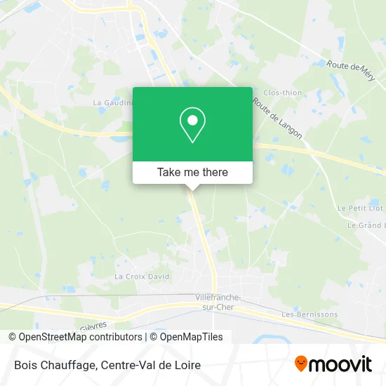 Bois Chauffage map