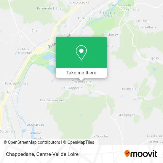Chappedane map
