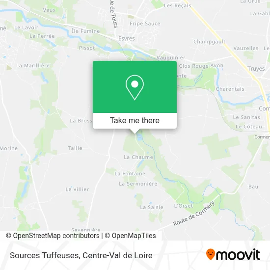 Sources Tuffeuses map