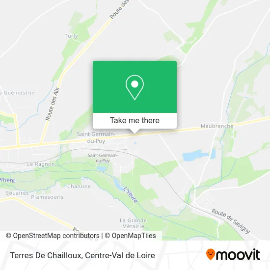 Terres De Chailloux map