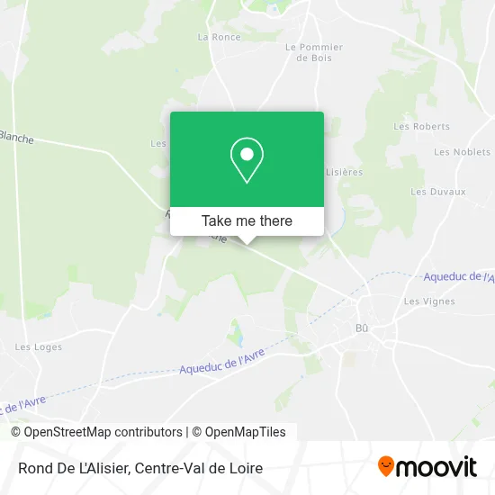 Mapa Rond De L'Alisier