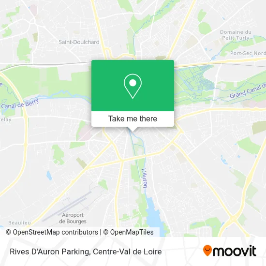 Rives D'Auron Parking map
