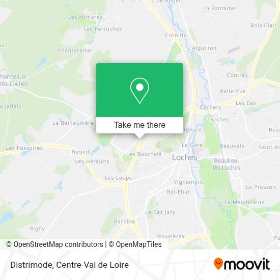Distrimode map