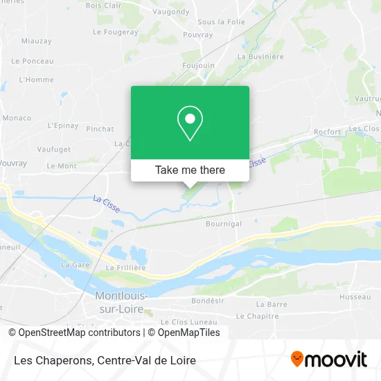 Les Chaperons map