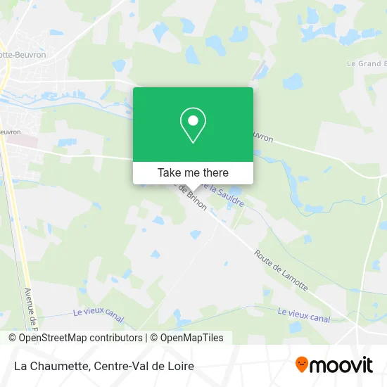 La Chaumette map