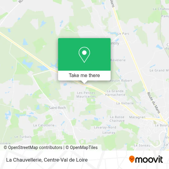 La Chauvellerie map