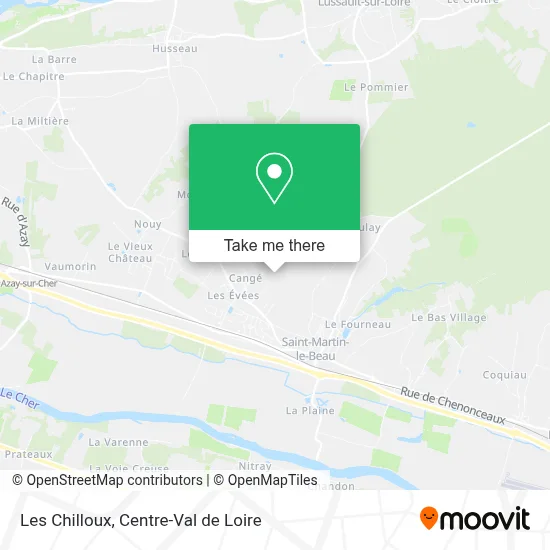 Les Chilloux map
