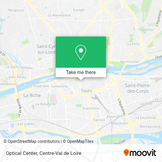 Optical Center map