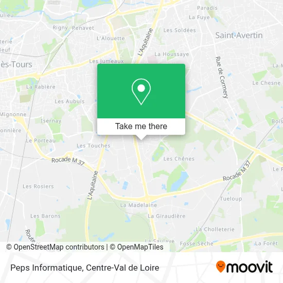 Peps Informatique map