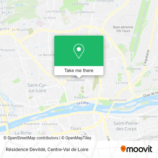 Résidence Devildé map
