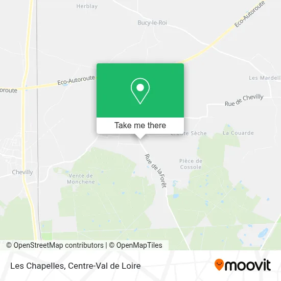 Les Chapelles map