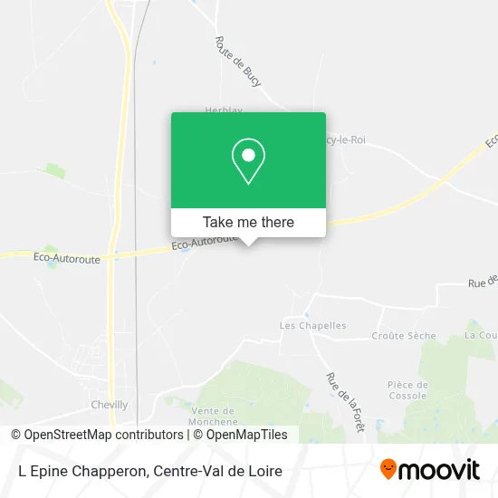 L Epine Chapperon map