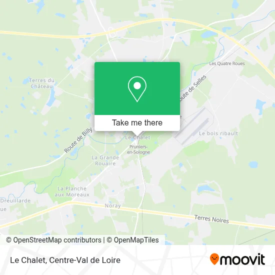 Le Chalet map