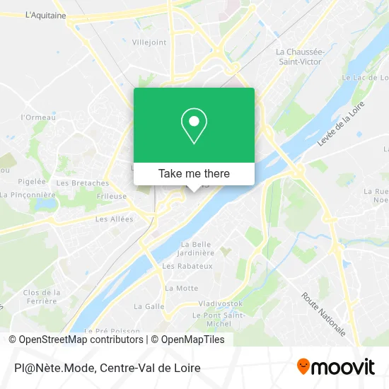 Pl@Nète.Mode map