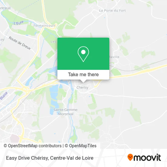 Easy Drive Chérisy map