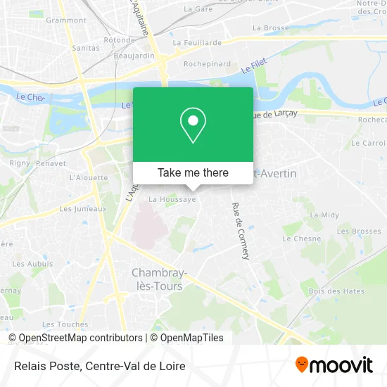 Relais Poste map
