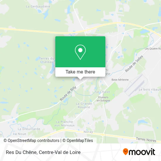Res Du Chêne map