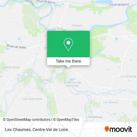 Les Chaumes map